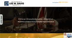 Desktop Screenshot of leewdavis.com